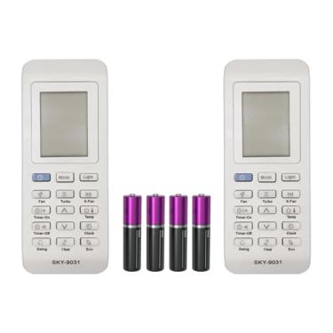 Imagem de Kit 2 Controle Remoto Compatível Ar Condicionado Electrolux Split Ecoturbo