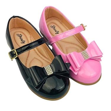 Imagem de Kit Com 2 Pares Sapatilha Infantil Menina feminina do 20 ao 34 Direto Da Fabrica Super Confortavél SPT510 (Preto e Rosa Bale, br_footwear_size_system, toddler, numeric, numeric_22)