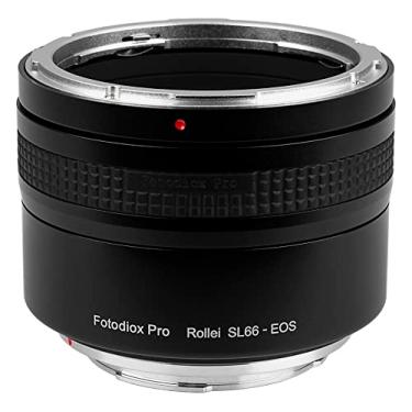 Imagem de Adaptador de montagem de lente Fotodiox Pro - Lente da série Rolleiflex SL66 (Rollei SL66E, SL66X, SL66SE) para câmera DSLR Canon EOS EF/EF-s (com helicóide de focagem embutido)