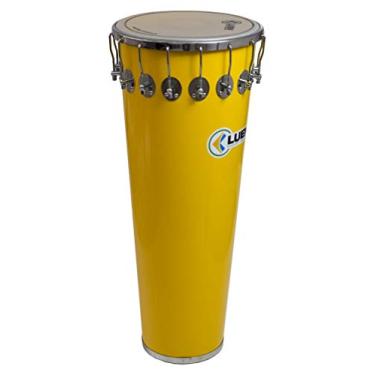 Imagem de Timbal - Serie Colorsteel Amarelo 90X14" 16 Afin Ferragem Cromada Pele Master Sparkle Com Suporte