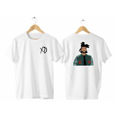 Imagem de Camiseta Básica Cantor Ator Capa Cd The Weeknd Earned Music - Asulb