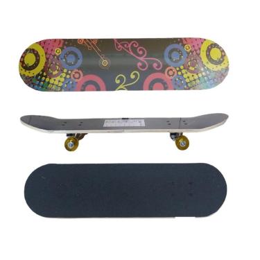 Imagem de Skate Iniciante em Madeira 7 Lâminas Com Lixa Montado