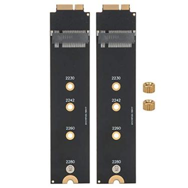 Imagem de Zopsc 2 peças para SATA M.2 NGFF SSD para 2010 2011 para OS X Air Converter placa adaptador (12 + 6 contatos)