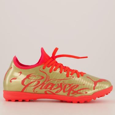 Imagem de Chuteira Puma Future Z 4.4 NJr TT BDP Society Laranja-Masculino