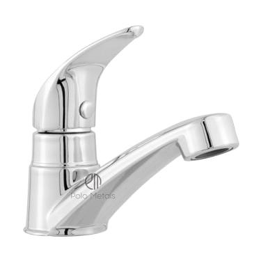 Imagem de Torneira Para Banheiro De Bancada Lavatório Pia Abs Cromado 1/2 Polo Metais