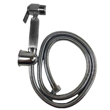 Imagem de Ducha Higienica Chuveirinho Lavabo Intimo Metal Luxo Suporte