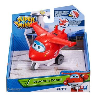 Imagem de Brinquedo Super Wings Vroom N Zoom Aviao Jett Fun 80140