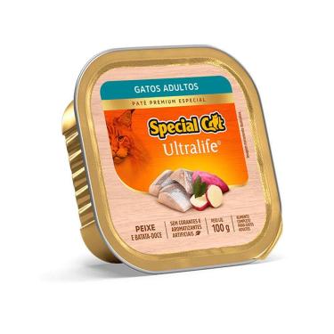 Imagem de Ração Special Cat Pate Gatos Adultos Peixe 100g