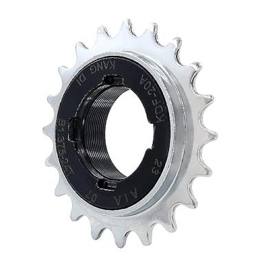 Imagem de ZUKKA Roda livre de bicicleta de velocidade única, volante de bicicleta de 20 dentes, compatível com 1/2 x 1/8 acessório de substituição de ciclismo de uma velocidade