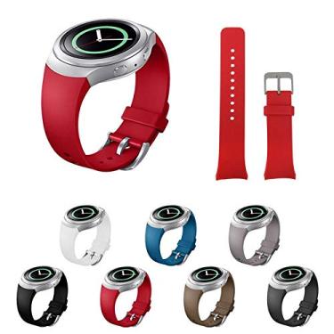 Imagem de Pulseira Silicone Samsung Gear S2 Sport R720 - Marca Ltimports (Vermelho)