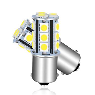 Imagem de UNXMRFF 1156 Lâmpada LED branca Super brilhante 1073 1003 7506 1141 BA15S Lâmpadas LED 5050 18-SMD Substituição para 12V RV Interior Teto Dome Light/Travel Trailer/Boat Indoor/Campper, (pacote com 2)