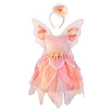 Imagem de Pink Fairy dresses up costume set for Girls with Wing and headband (7-8 years)