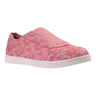Imagem de Spenco Tênis feminino de lona Santa Maria, Rosa floral, 38