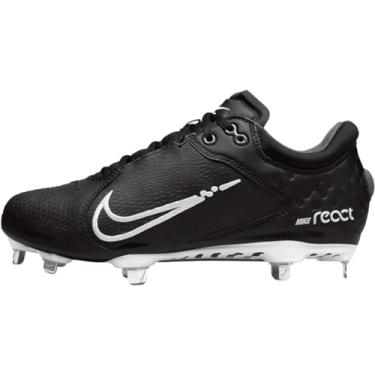 Imagem de Nike Women's Hyperdiamond 4 Elite Softball Cleats (Black/Dark Grey/Barely Volt/White, us_Footwear_Size_System, Adult, Women, Numeric, Medium, Numeric_9)