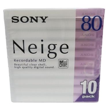 Imagem de SONY MD80 MiniDisc Neige 80 Minutos Pacote com 10