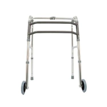 Imagem de Andador de Alumínio com rodas Articulado Regulável 3 Barras D10 Dellamed