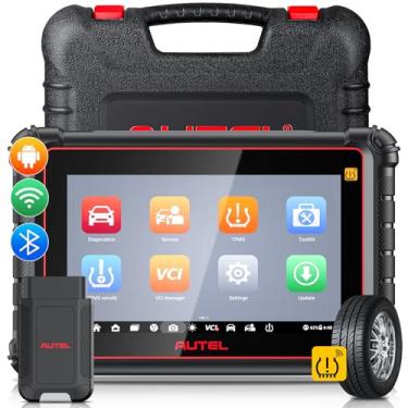 Imagem de Autel Scanner MaxiCOM MK900-TS, atualização 2024 do MK900BT/MX900/ MK808TS, ferramenta de digitalização bidirecional, suporta mais de 40 serviços, mais de 3000 testes ativos, diagnóstico de sistema