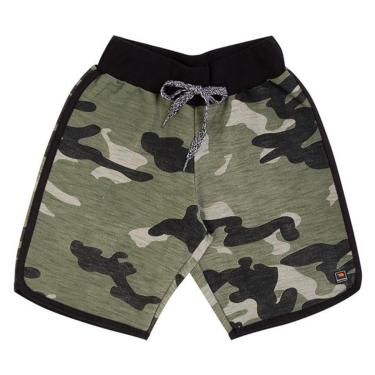 Imagem de Bermuda Infantil Biogás Verão Camuflada Masculina-Masculino
