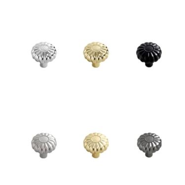 Imagem de Puxadores de armário em forma de puxadores de porta de armário em liga de zinco puxadores de gaveta puxadores de móveis de cozinha, cinza escuro