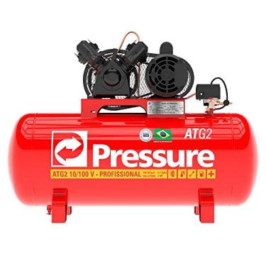 Imagem de Compressor de Ar Trifásico 10 Pés 100 Litros-PRESSURE-ATG2-10/100VT-N