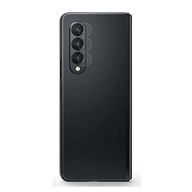 Imagem de UPONEW Protetor de tela para lente traseira da câmera Samsung Galaxy Z Flod 3 – [Pacote com 2] Película protetora de tela traseira de vidro temperado ultra transparente para Samsung Galaxy Z Flod 3