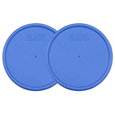 Imagem de iLIDS – Tampa de armazenamento de pote Mason, boca ampla, pervinca, pacote com 2