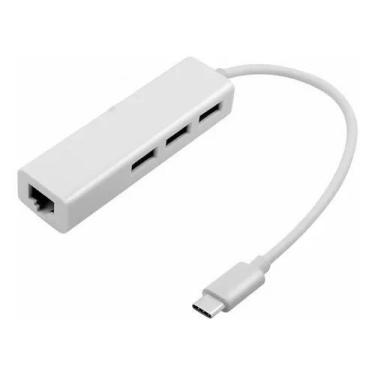 Imagem de Adaptador Tipo C Para Rede Usb AU-12 - Ltomex