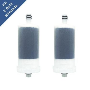 Imagem de KIT 2 Refil / Vela Para Toneira Com Filtro com carvão ativo Blindada -