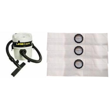 Imagem de Kit Com 12 Sacos Descartáveis Aspirador De Pó Lavor Wash Al11 Al12 - O