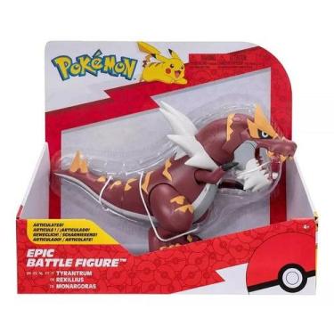 Imagem de Pokémon Boneco 19 cm Articulado Tyrantrum  Batalha Épica  Sunny