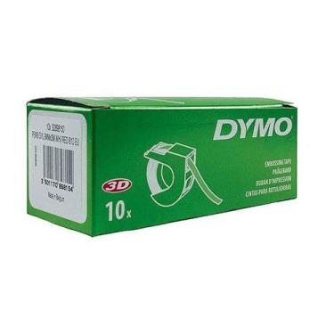 Imagem de Kit com 10 Fita Vinilica DYMO 9MM X 3M Preta
