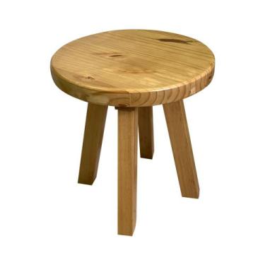Imagem de Mesa de Centro Pratic Madeira Maciça Natural  - CASA TREE