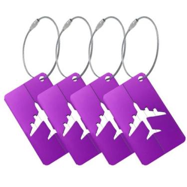 Imagem de 4 Tags Para Mala Viagem Identificador Etiqueta A Prova De Água Segura 
