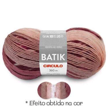 Imagem de Lã Batik Círculo 100g 360 metros - Circulo, 9505 Ameixa