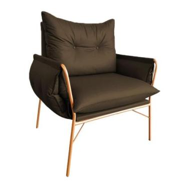 Imagem de Poltrona Cadeira - Sala de Jantar - Sala de Recepção - Corano - Estopa