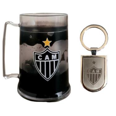 Imagem de Kit Atlético Mineiro - Caneca 300ml + Chaveiro Oficial Tamanho:ÚnicoCo