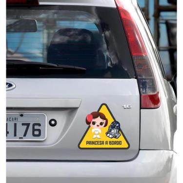 Imagem de Adesivo para Carro Star Wars - Leia - Lojinha da Luc Adesivos