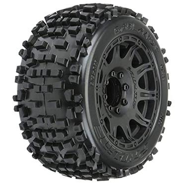 Imagem de Pro-line Racing Pneus 1/8 Badlands F/R 9,7 cm MT montados 17 mm Blk Raid (2), PRO117810, preto
