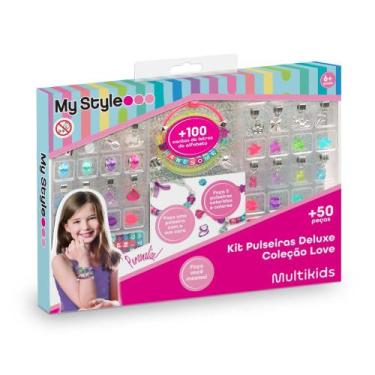 Imagem de Kit de Pulseiras My Style Deluxe Coleção Love Multikids - BR2140, Mult