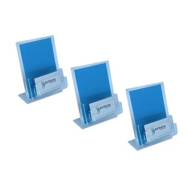 Imagem de Porta folder A6 com porta cartões - 3 unidades - Acrihome Design em Ac