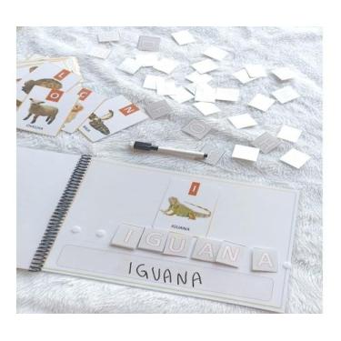 Imagem de Brinquedo Educativo Montando Os Nomes Dos Animais Plastifica - T&D JOG