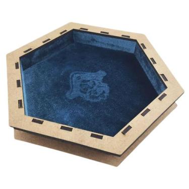 Imagem de Bandeja De Dados Premium Revestimento Azul Bucaneiros