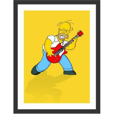 Imagem de Quadro Decorativo Homer Simpsons Desenho Decorações Com Moldura - Vita