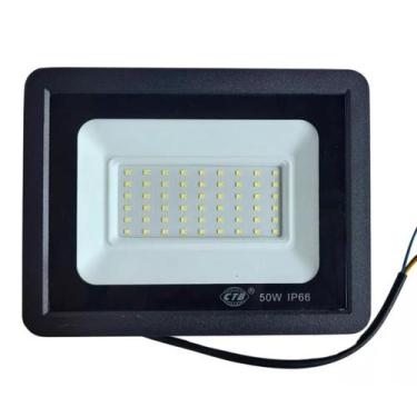 Imagem de Refletor Led 50w Prova Dágua Ip66 Holofote Branco Frio - Lt Leds