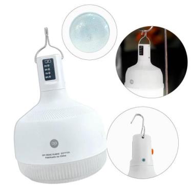 Imagem de Lampião Led Usb Lamparina Lâmpada Acampamento Barraca Pesca 48W Super 