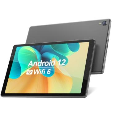 Imagem de BAKEN Tablets Android 12 de 10,1 polegadas, expansão de cartão SD de 32 GB ROM 256 GB, bateria de 6000 mAh, processador quad-core 2GB RAM Tableta, 2,4 G WiFi, câmera dupla IPS HD Touch Screen Tablet