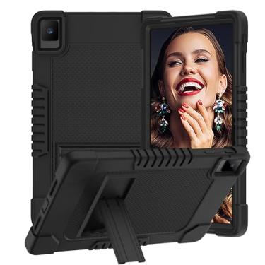 Imagem de Hoibon Capa para TCL Tab 10L Gen 3 8193A/para TCL TAB 10L LTE Gen 3 8194A/para TCL TAB 10 Gen 2 Modelo 8496G1 capa resistente e capa com suporte para TCL Tab 10L 10L LTE/TECLAST T40 Air T40HD (preto)