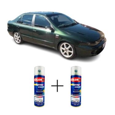 Imagem de SPRAY AUTOMOTIVO Verde Amazon Fiat + SPRAY VERNIZ 300ML - Sherwin Will