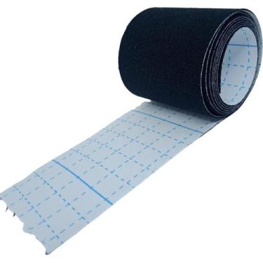 Imagem de Faixa Elástica Adesiva Kinesio Tape Kinesiology Treino Exercícios Anti