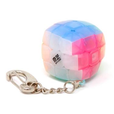 Imagem de Chaveiro Cubo Mágico Profissional 3x3x3 QiYi Pillow Jelly Lembrancinha